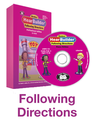 HearBuilder on CD Following Directions Individual Program