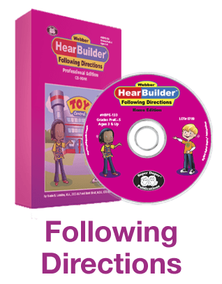 HearBuilder on CD Following Directions Individual Program HearBuilder on CD Following Directions Individual Program